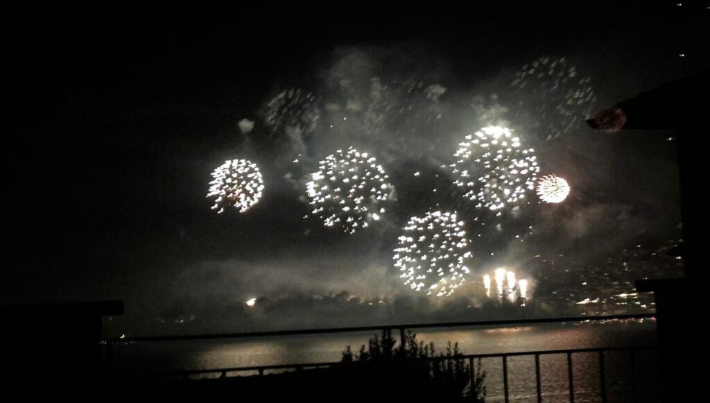 Comacina Island Fireworks display