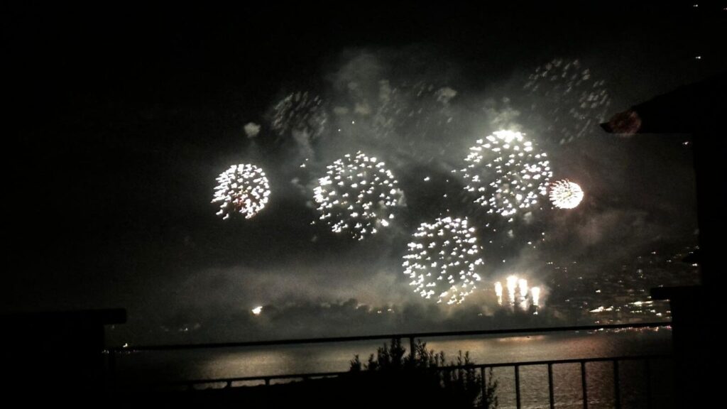 Comacina Island Fireworks display